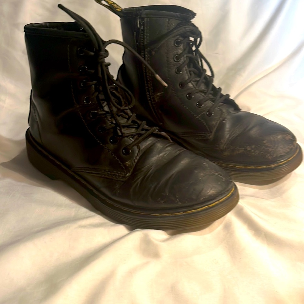 Dr Martens Black high tops-